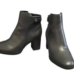 NEW Giani Bernini Ming Platform Bootie Black Size 9